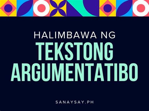 artikulong argumentatibo